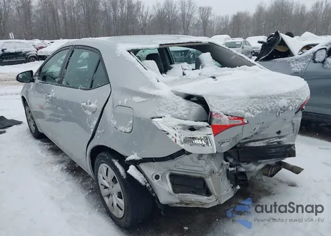 2015 Toyota Corolla Le из США, поврежденный, VIN 2T1BURHE6FC379974